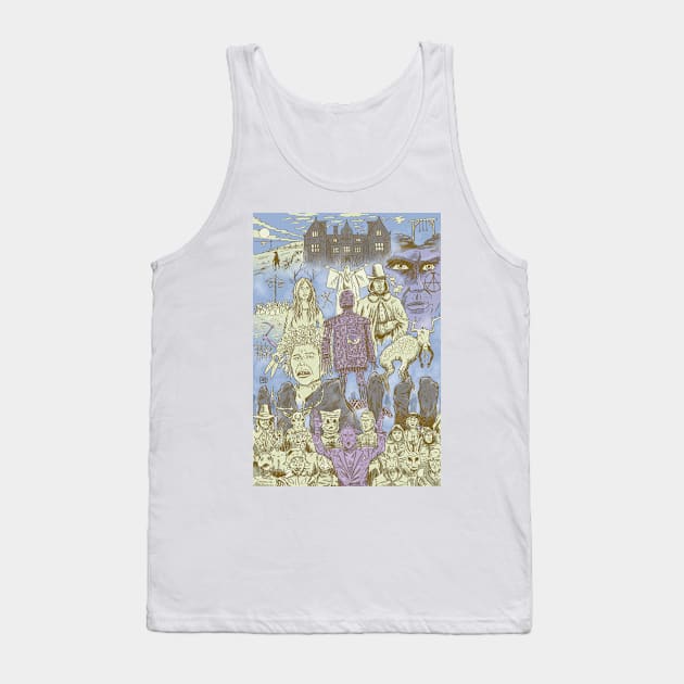 Folk Horror - Colour Tank Top by matjackson